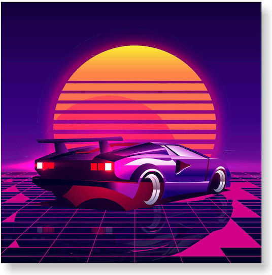 Fritzyart Lamborgini Κάδρο Πλαστικό 60x60cm