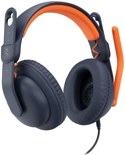 Logitech Zone Learn Albastru clasic On Ear Căști Multimedia cu microfon și conexiune USB-C în culoarea Albastru