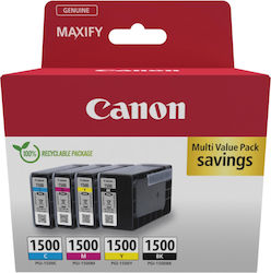 Canon PGI-1500 Original Pack of 4 InkJet Printe...