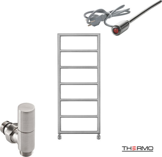 Thermo Tempo Towel Rail Bathroom 120x50 289kcal/h Silver
