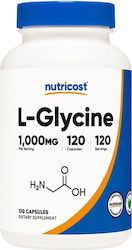 Nutricost L-Glycine 1000mg 120 Κάψουλες Nutricost L-Glycine 1000mg 120 Κάψουλες