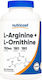 Nutricost L-Arginine + L-Ornithine 750мг 180 Капсули