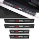 Car Interior Decorative Door Sill 4 Pieces