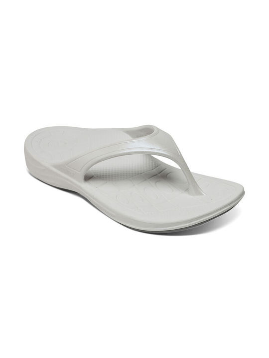 Aetrex Frauen Flip Flops in Weiß Farbe