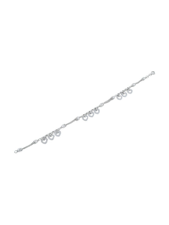 Bracelet Chain made of White Gold 14K