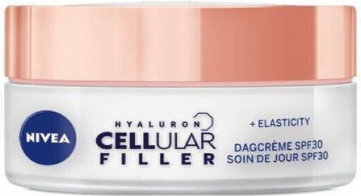 Nivea Cellular Filler 24ωρη Αντιγηραντική Κρέμα Προσώπου Ημέρας με SPF30, Υαλουρονικό Οξύ & Κολλαγόνο 50ml