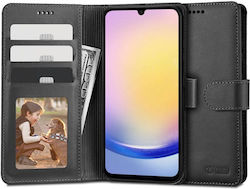 Tech-Protect Brieftasche Synthetisches Leder Schwarz (Samsung Galaxy A25 5G)