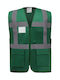 Yoko Hvw801 Paramedic Men's Safety Vest with Reflective Film Green