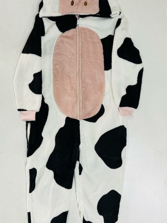 Cool Club Kids' One-piece Pajamas Winter Multicolored Cow