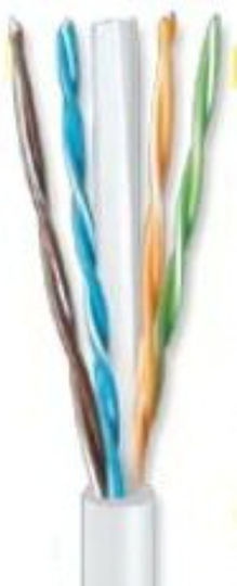 Anga U/UTP Cat.6 Ethernet Network Cable 1m White 1pcs
