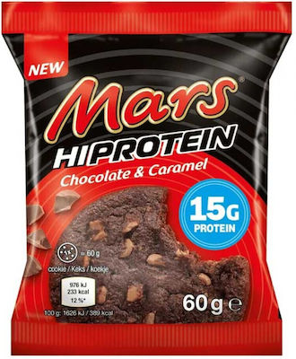 Mars Μπισκότα Πρωτεΐνης Hi-Protein με Κομματάκια Chocolate & Caramel 60gr