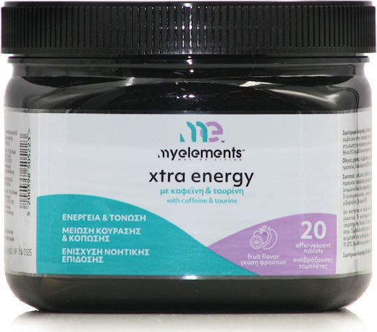 My Elements Xtra Energy Besondere Nahrungsergänzungsmittel 20 Sprudeltabletten Frucht