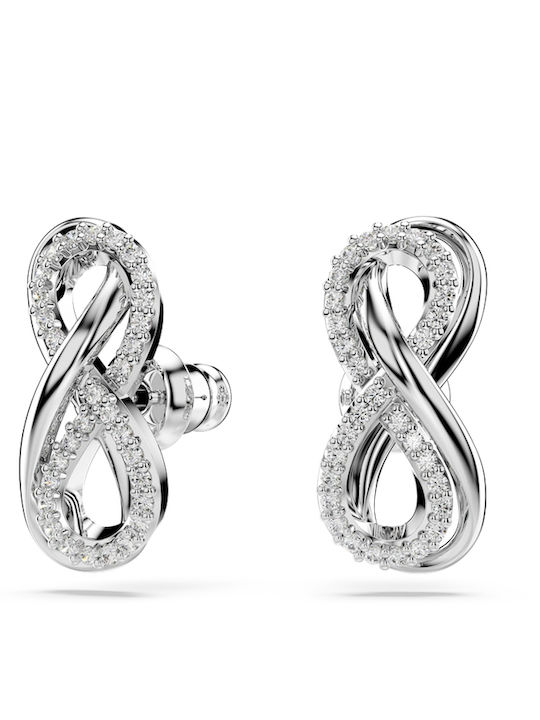 Swarovski Hyperbola Σκουλαρίκια Καρφωτά από Ασήμι με Πέτρες