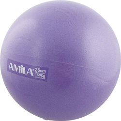 Amila Mini Μπάλα Pilates 25cm σε Μωβ Χρώμα