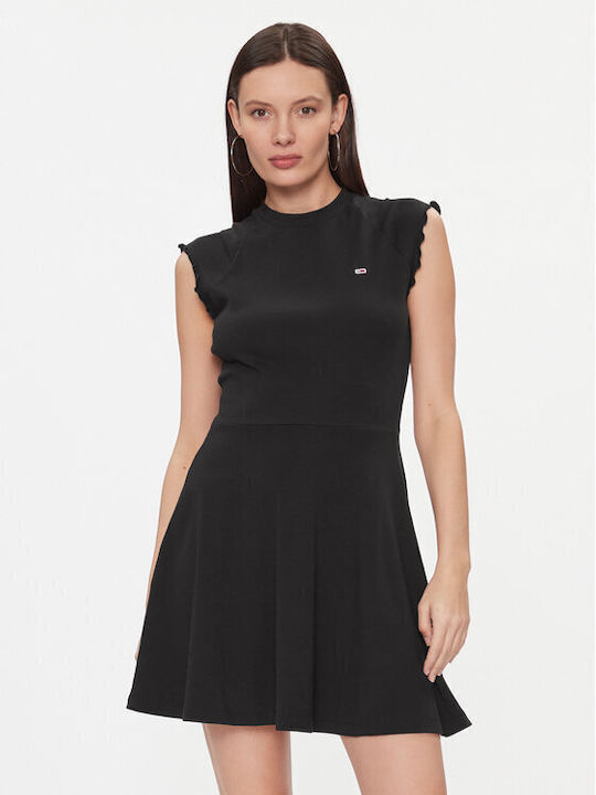 Tommy Hilfiger Mini Φόρεμα Μαύρο