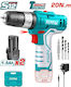 Total TIDLI12201 Percussive Drill Driver Battery 12V 2x1.5Ah