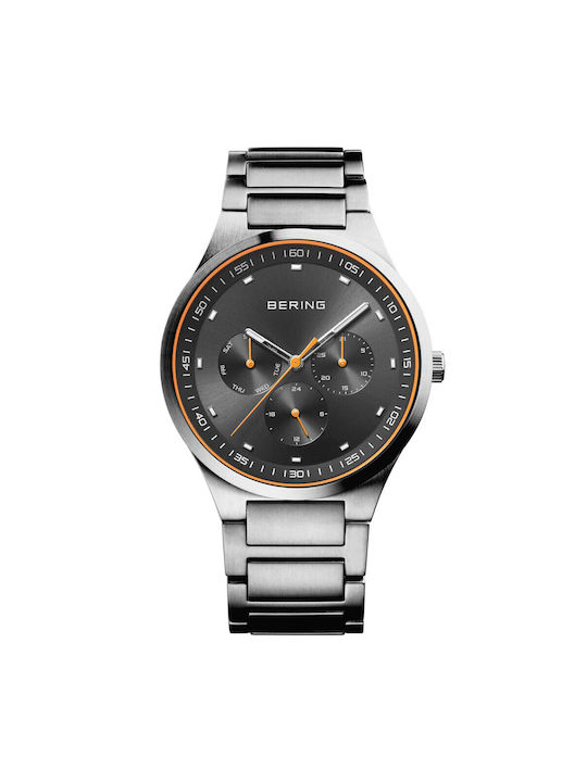 Bering Time Classic Watch Battery with Silver Metal Bracelet