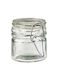 Leone General Use Vase with Airtight Lid Glass Transparent 100ml 1 Piece