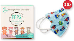 Tiexiong Civil Protective Kids Protective Mask FFP2 Kids 1pcs Tiexiong Civil Protective Kids Protective Mask FFP2 Kids 1pcs