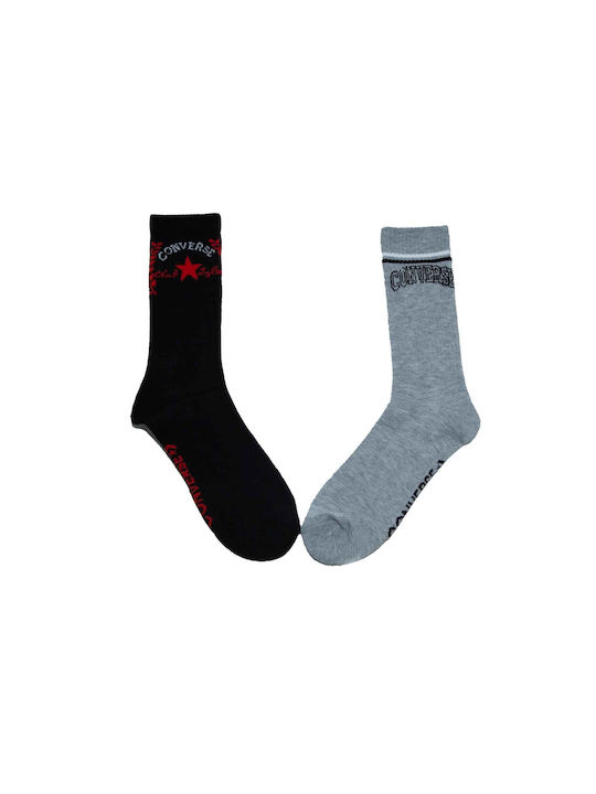 Converse Crew Socks Black 2Pack