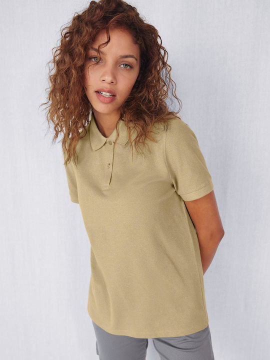B&C Men's Promotional Polo T-Shirt Meta Gold