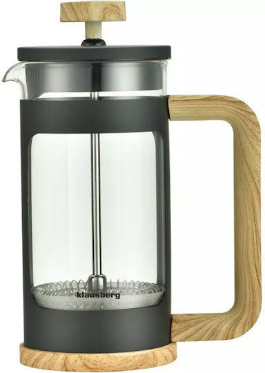 Klausberg Filterkaffeemaschine Handbetrieb Rostfreier Stahl Schwarze 350ml