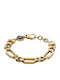 Diesel Bracelet from Stainless Steel Gold Plated 21cm