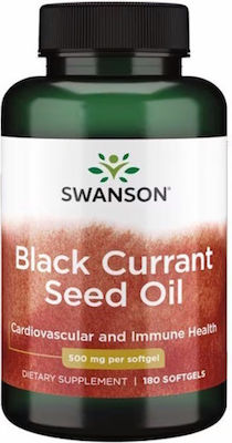 Swanson Black Currant Seed Oil 500mg 180 softgels