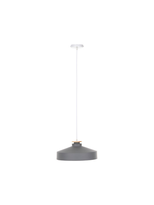 HomeMarkt Κρεμαστό Φωτιστικό Γκρι LED 40x40x116εκ.