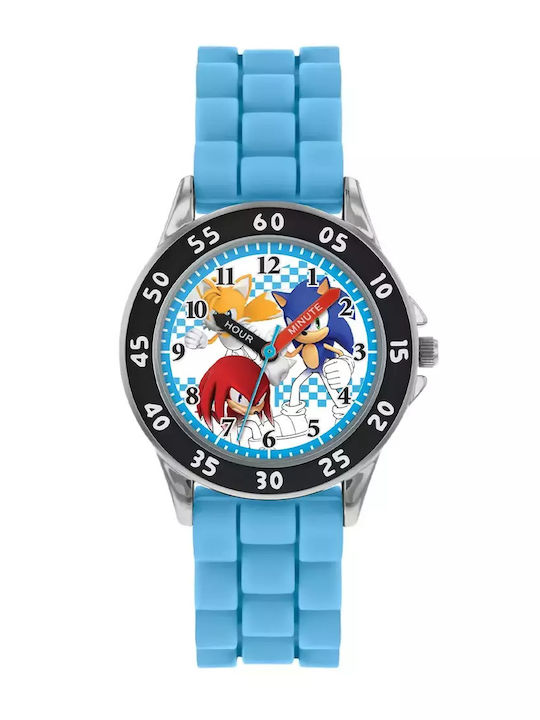 Disney Παιδικό Αναλογικό Ρολόι Sonic Γαλάζιο