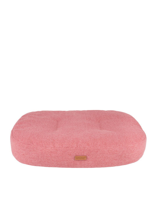 Amiplay Montana Pernă pentru câini Oval Roz 61cm.