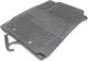 Refref Set of Front and Rear Mats 4pcs Tray Type for Fiat Croma 2005+ Black