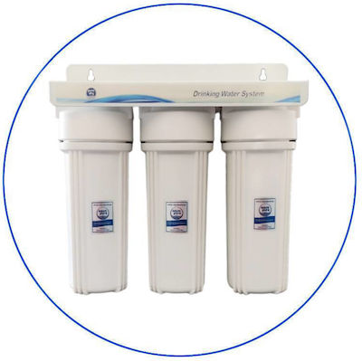 Puredry Water Filtration System Triple Under Sink Micron ½" PDW-FH3 12W