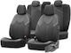 Deluxeboss Front Car Covers 11pcs Leatherette Black