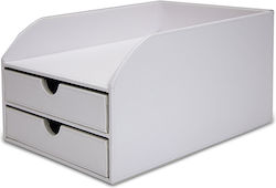 Osco Desktop Drawer Alb