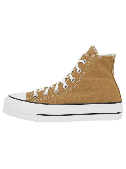 Converse Chuck Taylor All Star Lift Women's Flatforms Boots Tobacco