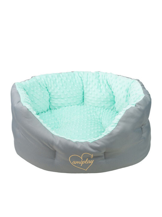Amiplay Colosseum Babydoll Canapea Pat pentru câini Verde 47x40cm.