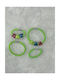 Kids Hair Tie Set Green 4pcs 5120247