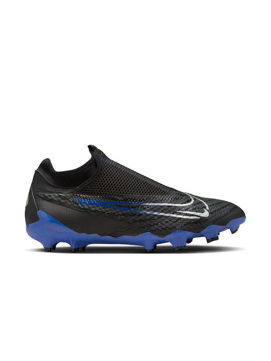 Nike Phantom GX Academy FG/MG Χαμηλά Ποδοσφαιρικά Παπούτσια με Τάπες Black / Chrome / Hyper Royal