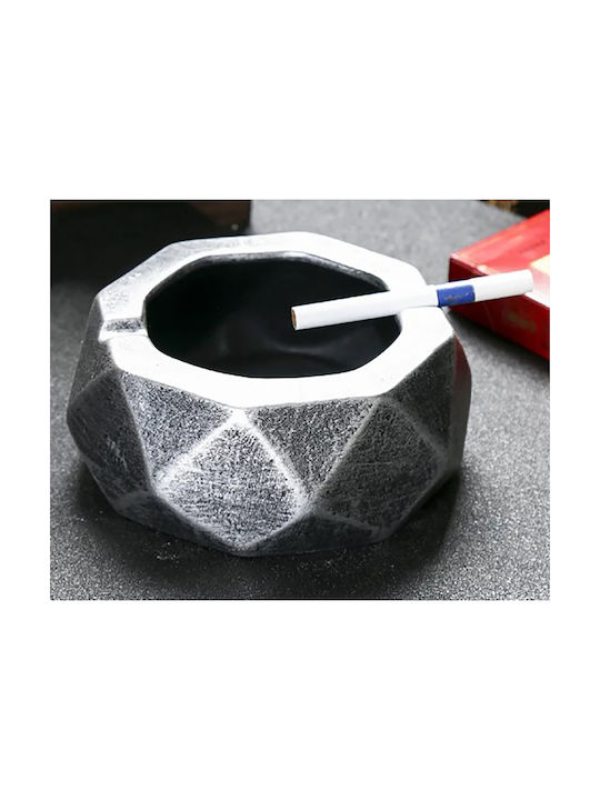 Etoile Ceramic Cigarette Ashtray Silver