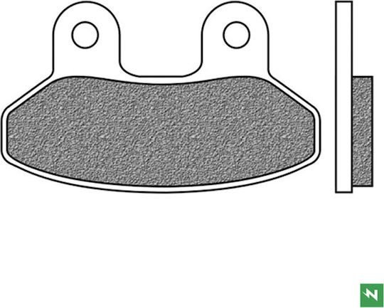 Newfren Motorcycle Brake Pads for Sym Joyride 125