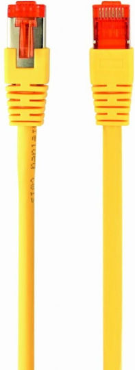 Gembird S/FTP Cat.6 (Gigabit) Καλώδιο Δικτύου Ethernet 0.5m Κίτρινο