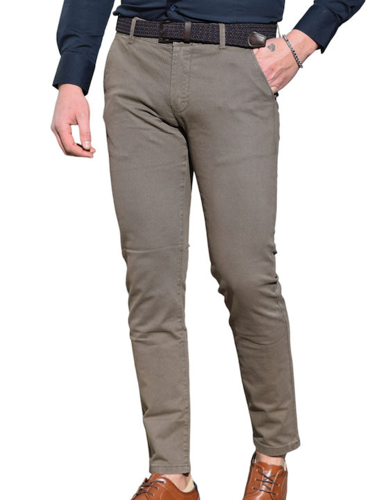 Trousers Chino in Slim Fit Olive