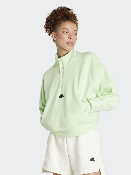 Adidas W Z.n.e Bluză Sportivă pentru Femei Mânecă lungă Verde