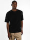 T-shirt Μαύρο