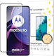 Wozinsky Full Glue Full Face Tempered Glass Μαύρο (Motorola Moto G84)