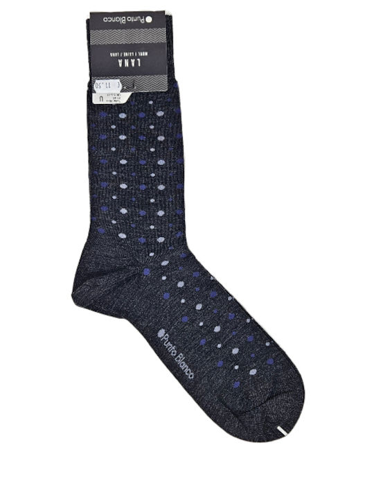 Punto Blanco Men's Patterned Socks Black