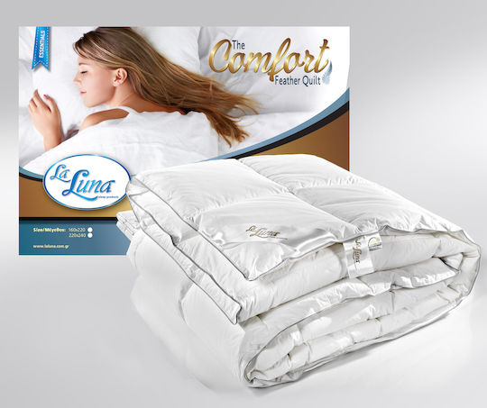 La Luna Пухено Единично Пухено 160x220бр Comfort Duvet Бял 9.5 togs Togs