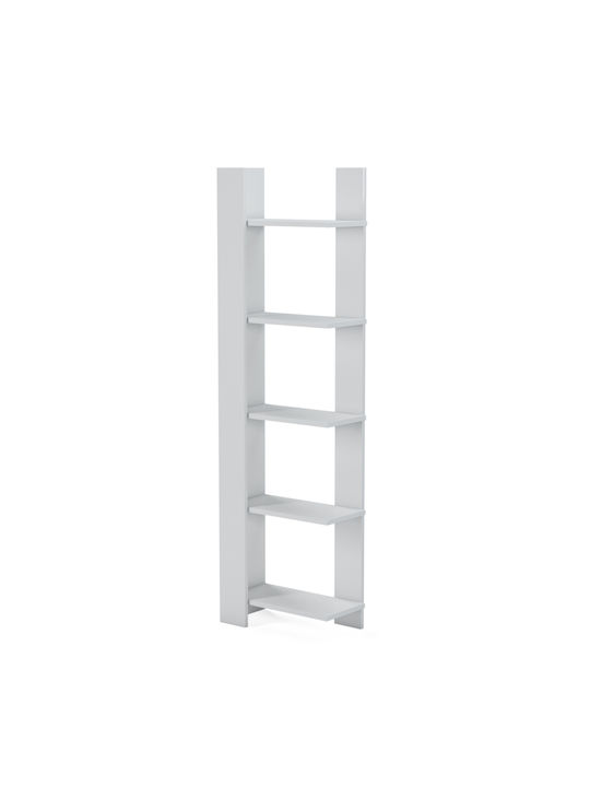 Bookcase Ebora White 45x25x160cm