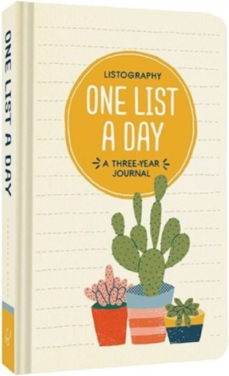 Chronicle Books Listography: One List A Day Notebook with Blank Pages